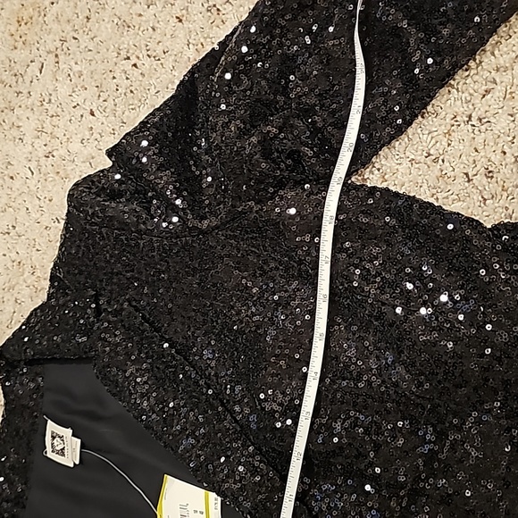 NWT Anne Klein sz 14 blk blazer - Picture 9 of 10